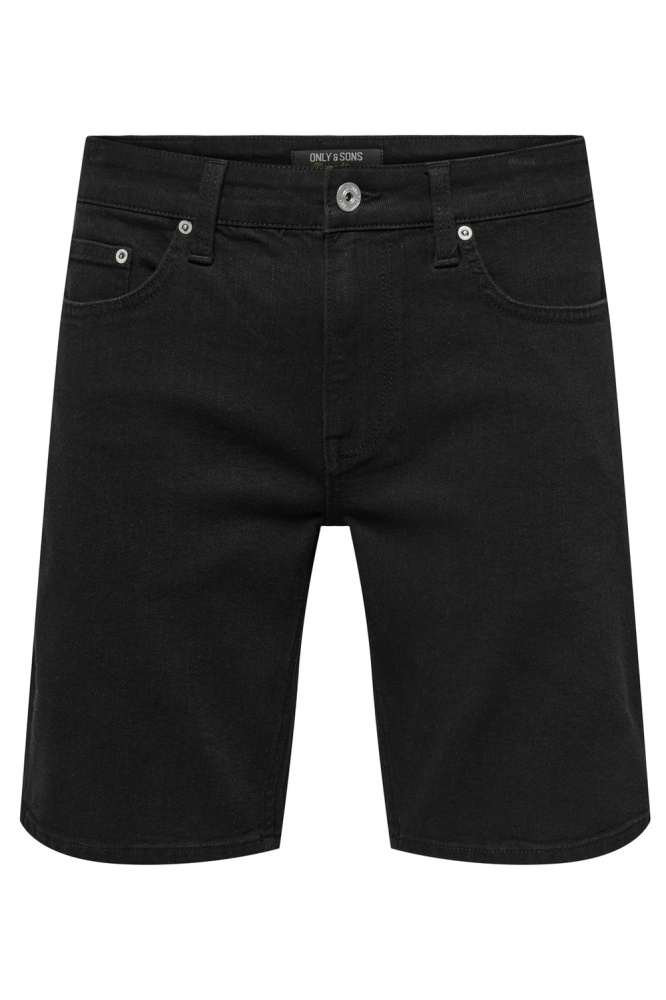 ONSWEFT BOX PIM DNM SHORTS WE 22034527 BLACK DENIM